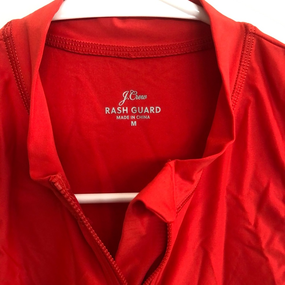 JCrew Rash Guard - Red